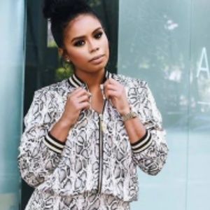 Snakeskin jogger set